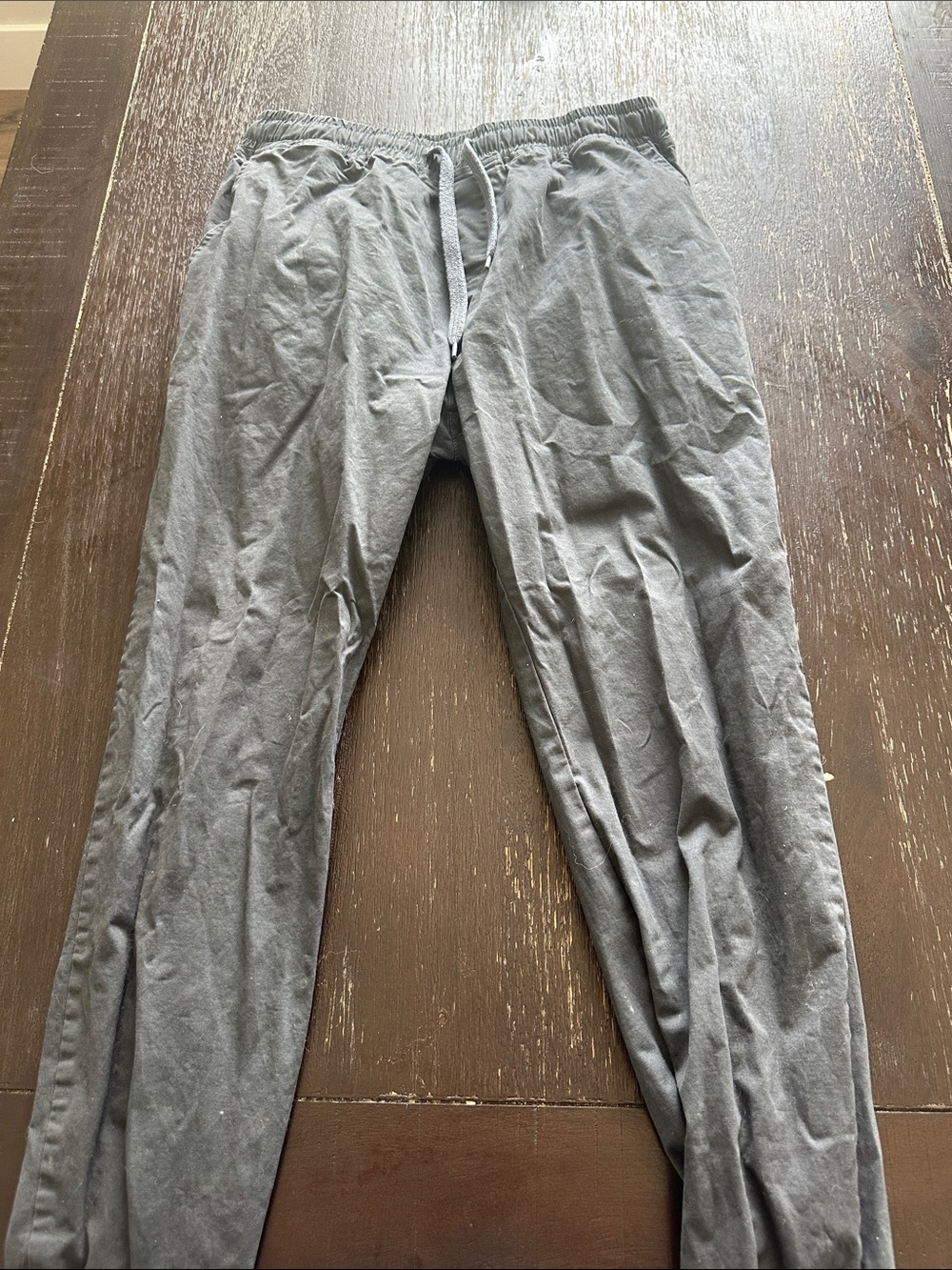 Men's Grey Drawstring Lounge Pants